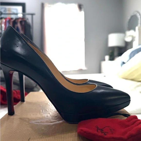 ✨ Christian Louboutin Rare & Retired Pigalle Plato 36.5  — 6.5 - Picture 10 of 13